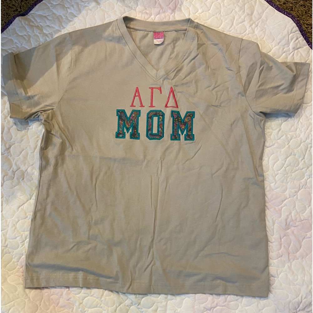 AGD mom Embroidered T-shirt.  New- never worn no tags.